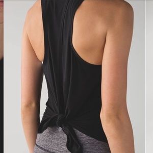 lululemon all tied up tank - pima cotton